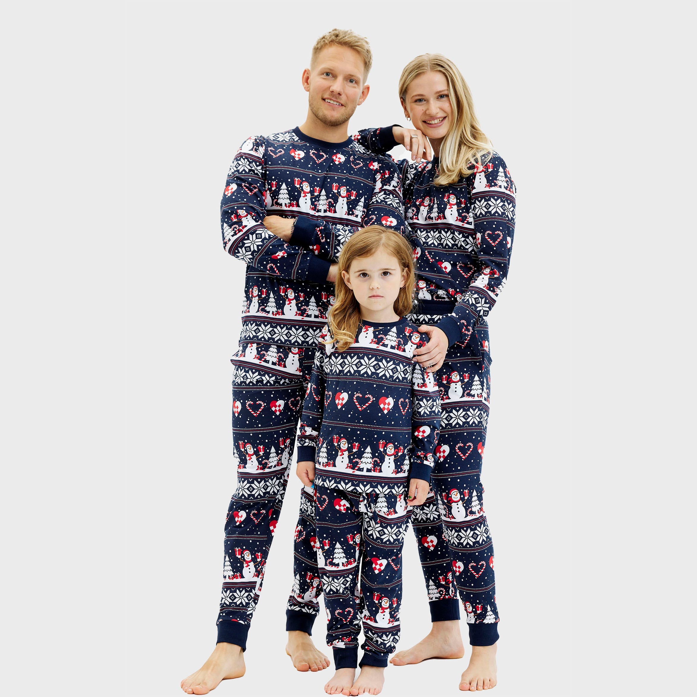 Christmas heart christmas pyjamas - child